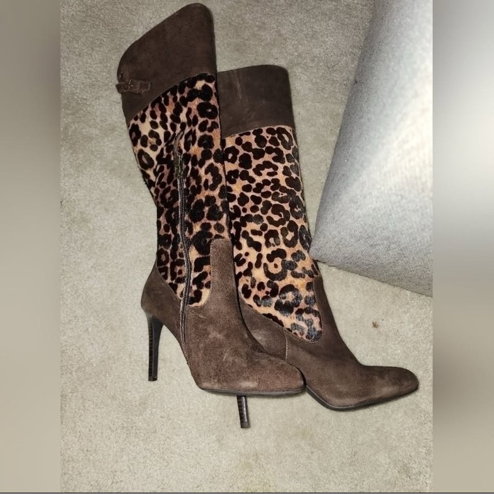 Ralph Lauren Halina Suede Knee Boots – Women’s Size 7 - Picture 6 of 8